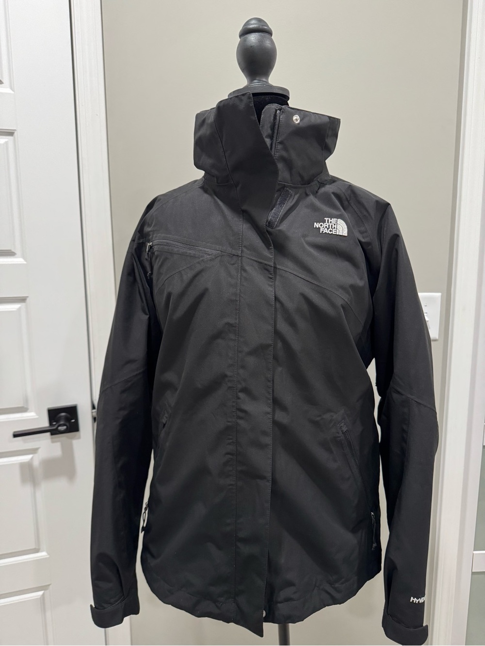 The North Face Black Waterproof 3 in 1 Jacket with Hood